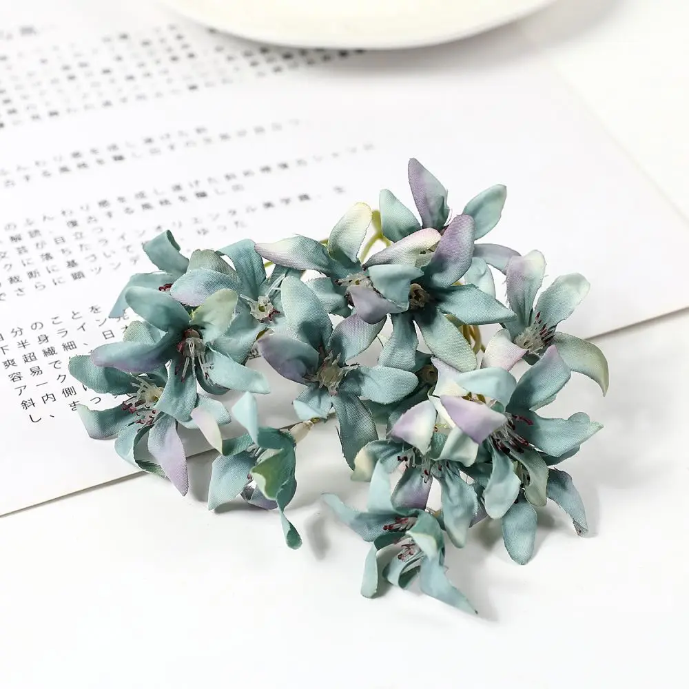 20PCs Seide Künstliche Orchidee Blumen Kopf Gefälschte Blumen Für Home Zimmer Hochzeit Dekoration DIY Vasen Girlande Geschenke Zubehör – Detail 6