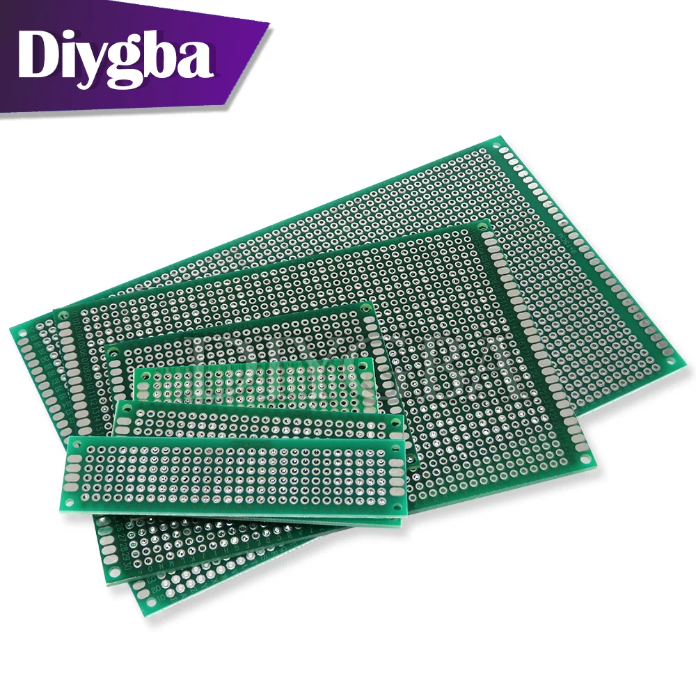 1PCS 2*8cm 3*7cm 4*6cm 5*7cm Double-Sided Bread board Universal PCB Board 2x8 3x7 4x6 5x7 CM 2.54MM PCB circuit board