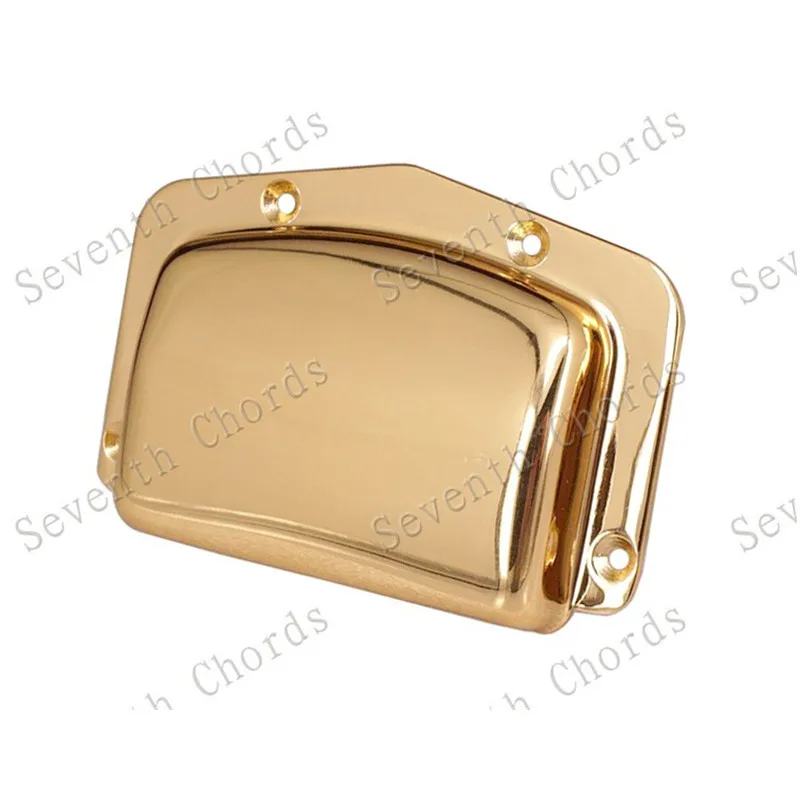 Ein Set mit 6 Saitensätteln, verstellbarer, feststehender Gitarrenbrücke und Abdeckung in Chrom, Schwarz oder Gold – zur Auswahl, Gitarrenzubehörteile. – Detail 5