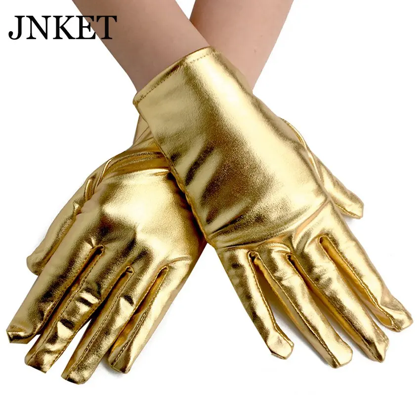 JNKET New Women Men Glove Full finger Gloves Nightclub Mittens Dancing Gloves