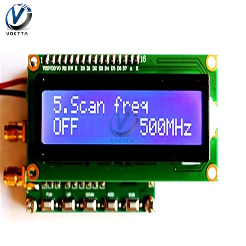 RF Signal Generator with Sweep Function RF Signal Generator 140MHz-4.4GHz Digital LCD display Signal Generator Module