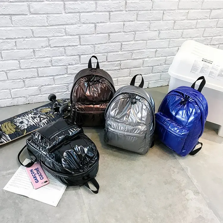 Zaini da donna imbottiti Fashion Space borse da scuola in cotone invernale per adolescenti borsa da viaggio firmata borse da donna grandi 2021 nuovo