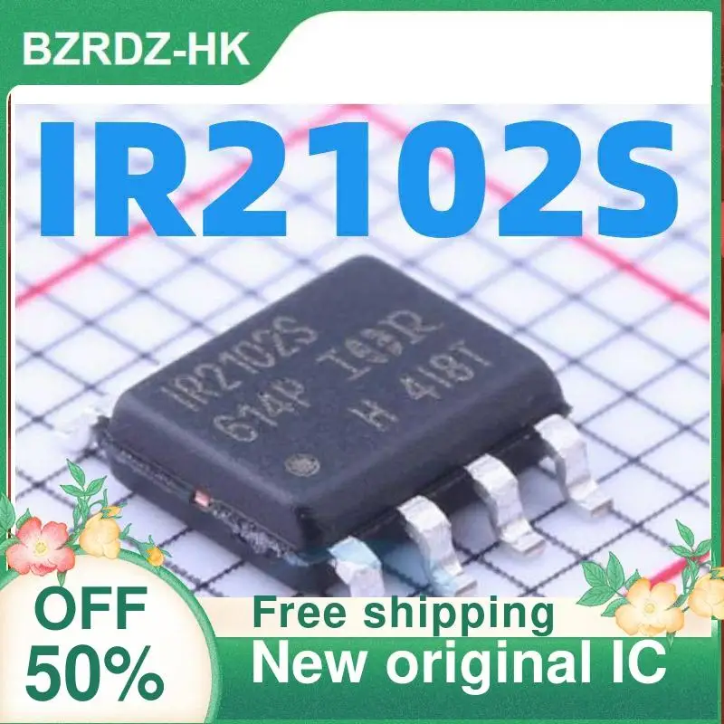 IC IR2102 IR2102S 10ชิ้น SOP-8ของแท้ใหม่