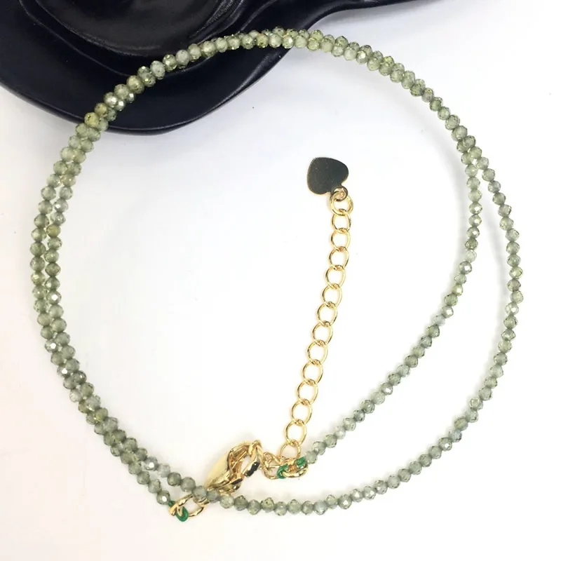 Schneidbare Glitzerperlen Edelsteine für Herren- und Damen-Halsketten, Armbänder, Kristallquarz, Achat, Choker-Schmuck, Partygeschenk, Mode, 2-3mm – Detail 18