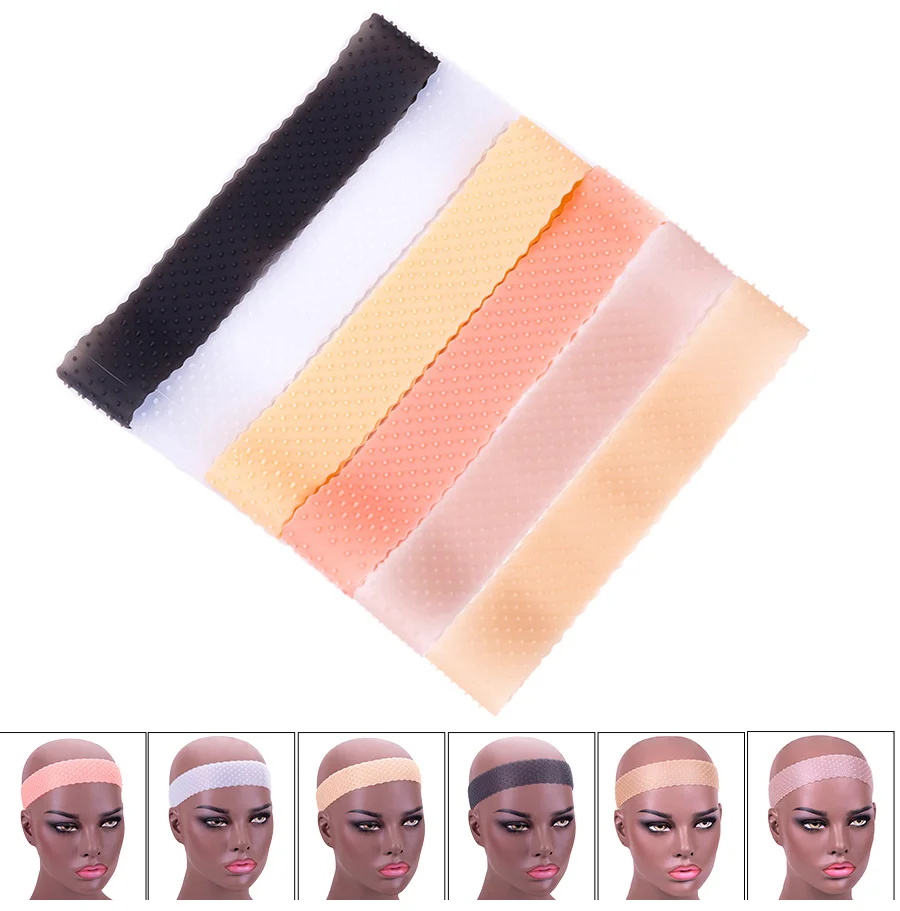 Quality Silicone Band For Wigs High-Elasticity Silicone Wig Headband Invisibility Wigs Grip Headband Non Slip Wig Grip Band