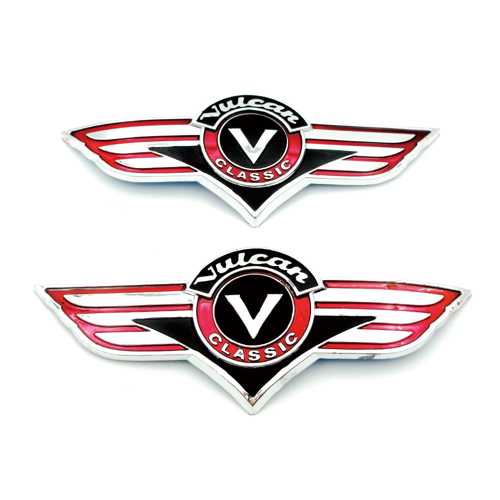 รถจักรยานยนต์ใหม่3D Emblem Badge Decals การใช้แก๊สถังสติกเกอร์อัตโนมัติสำหรับ Kawasaki V N Vulcan Classic VN400 VN500 VN800 VN1500