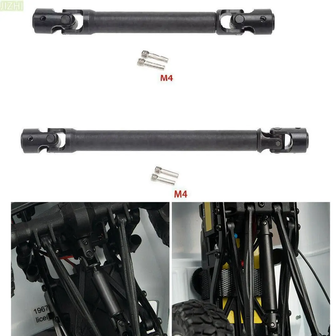 2Pack 1/10 Harded Metal Front&Rear Long&Short Drive Shaft For Axial RBX10 ryft AXI03005 Model Car Accessories