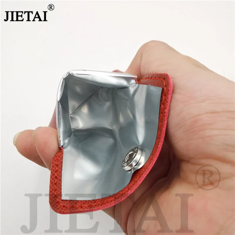 Mini Pocket Ashtray Pouch Fireproof Portable Reusable Storage Ashtray Bag Cigarette Cigar Smoking Accessory Outdoor