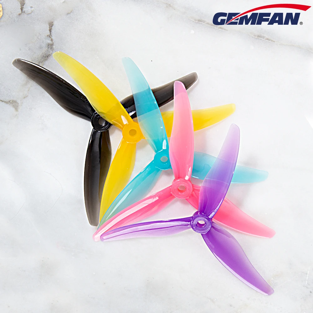 إعصار 51477 3-Blade المروحة 5.1 بوصة حرة ل RC FPV سباق GEMFAN الدعائم CW CCW 8Pair