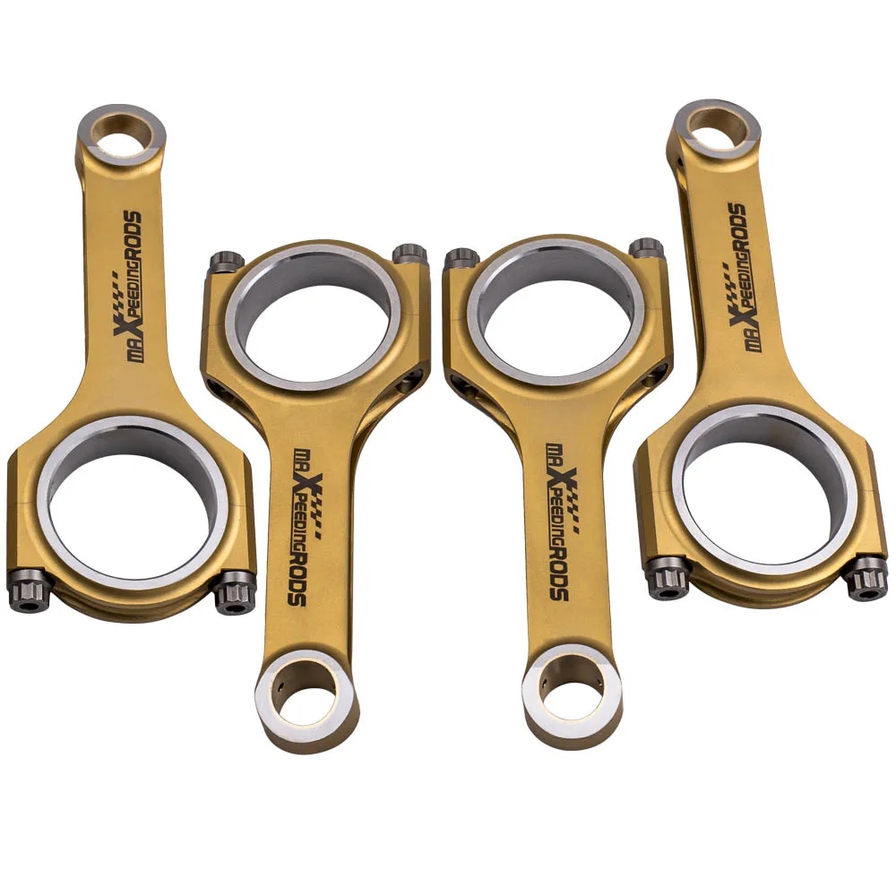 4pcs Titanizing Connecting Rods for Mercedes Benz M270 DE16 1.6T 800+ HP 152.2mm 4340 MSR Conrods