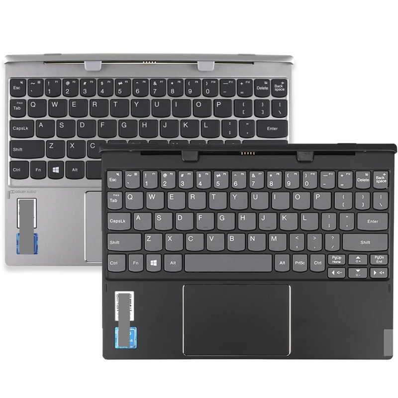 For Lenovo MIIX 320-10ICR / MIIX325 2-in-1New dock keyboard MIIX325 tablet keyboard Silver black