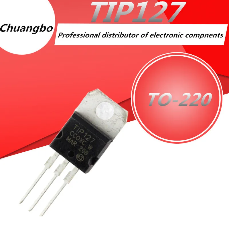 10 pçs/lote TIP127 T1P127 TO220 Transistor NPN Transistor De Potência