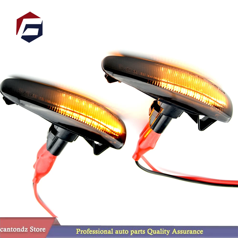 Indicatore laterale LED Indicatore di direzione dinamico Lampeggiante per Mitsubishi Lancer Evolution Evo X Outlander Sport RVR ASX Mirage 2014+