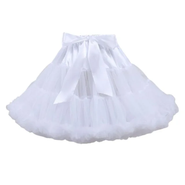 Vrouwen Lolita Cosplay Petticoat A-Lijn Gezwollen Tutu Rok Gelaagd Tule Balletdans Pettiskirts Big Strik Onderrok