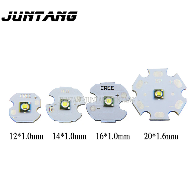 50pcs CREE LED3535 XPE chip lamp beads ceramic lamp beads aluminum substrate heat sink 12mm PCB 14mm PCB 16mm PCB 20mm PCB