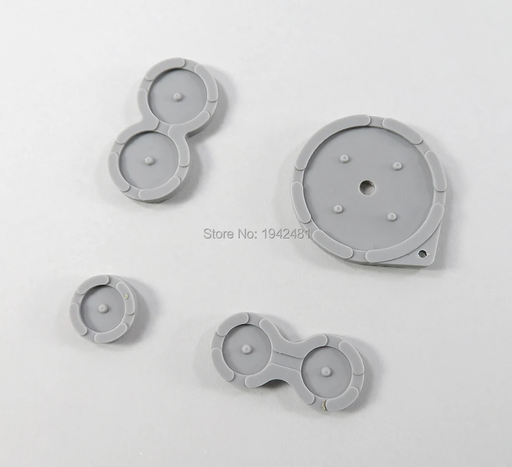 GBA SP 게임 콘솔용 게임보이 어드밴스 SP용 고품질 전도성 고무 키 패드 교체품 5세트