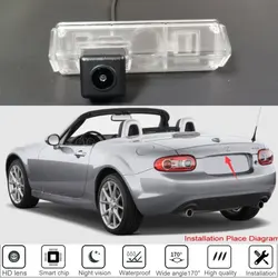 Car Rear View Reverse Backup Camera For MAZDA MX5 Roadster MX-5 Miata III (NC) 2006~2014 For Parking HD Night Vision