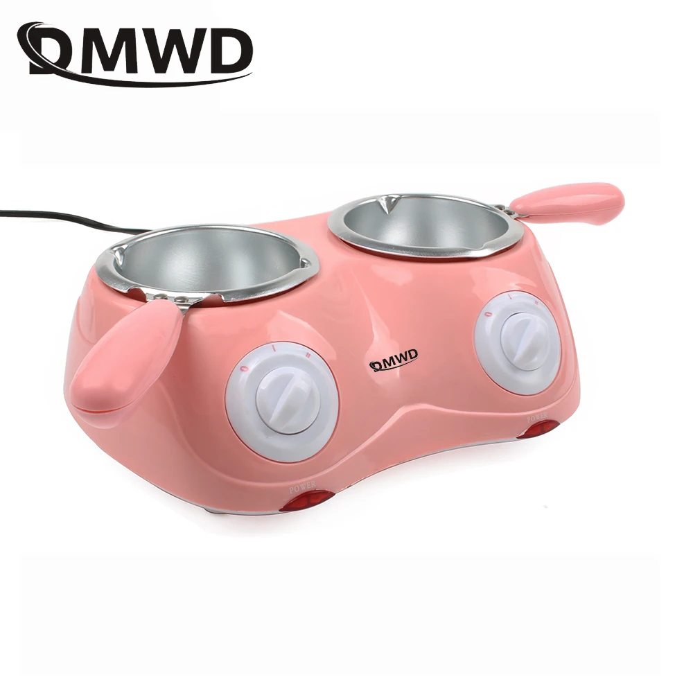 DIY Electric Candy Melting Pot Fountain Machine Essential Oil Handmade Soap Melter Heater Hot Chocolate Fondue Maker Stove EU US