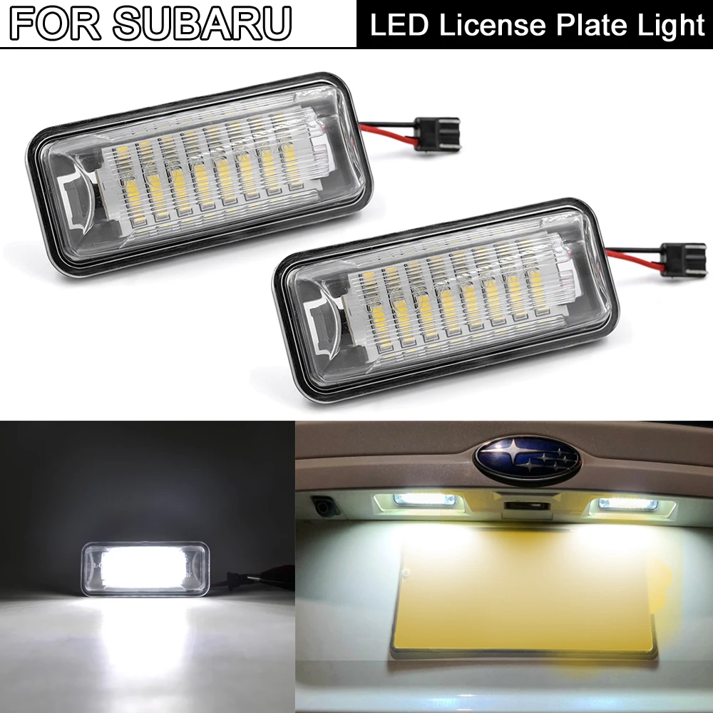 

Светодиодная лампа освещения номерного знака для Subaru Forester BRZ Impreza WRX Legacy XV Crosstrek для Toyota GT-86 для Scion