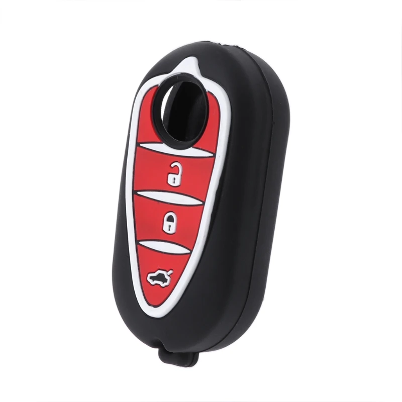 2024 New 3 Buttons Silicone Car Key Fob Case For Alfa Myth 159 GTO Myth Giulietta Romeo 4C GTA