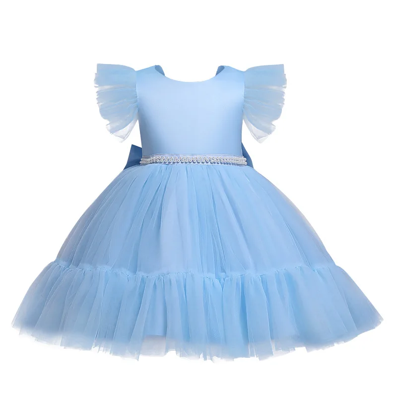 Christmas Children Elegant Dresses For Girls Spring Gauze Ball Gown Wedding Party Princess Costumes Kids 3-10 Years Old Vestidos