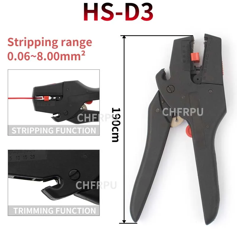 Tool Multi-purpose crimp termin Cable Wire Stripper Cutter Crimper Automatic Multifunctional Crimping Stripping Plier Tools Hand