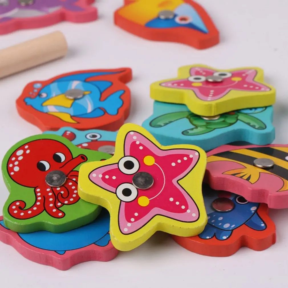 Brinquedos ao ar livre, piscina de pesca elétrica magnética, marítima, madeira, conjunto de vara de brinquedo para crianças educacional, jogos de pesca, 2021