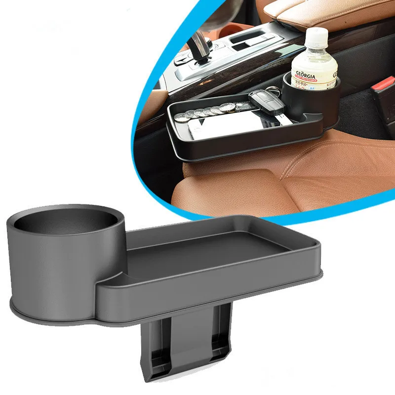 Sofa Anti-Spill Drink Holder Tray Couch Seat Cushion Cup Beverage Coaster for Bottles Cans Storage Box