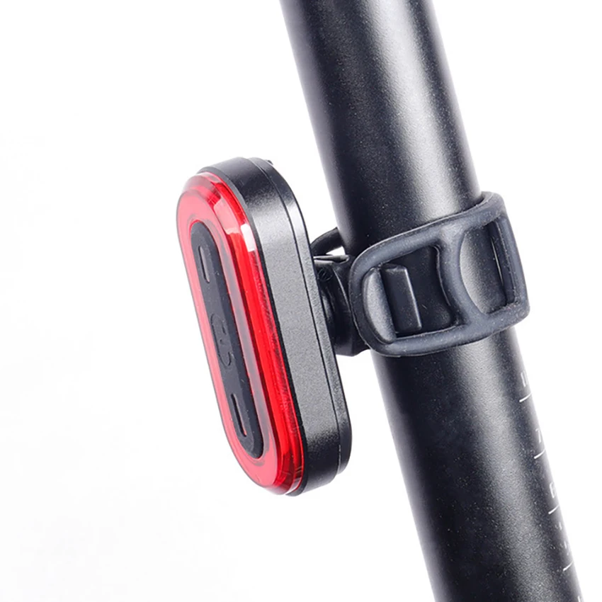 1 Set Mini spie di sicurezza fanale posteriore per bici 6 modalità Flash luci a LED spia di avvertimento ricarica USB lampada da notte per bicicletta torcia elettrica