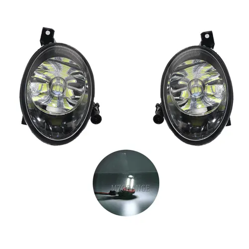 Imagen 2 del producto Luces antiniebla para VW Jetta 6 A6 MK6 2011 2012 2013 2014 cubierta de luz LED de parachoques delantero bisel de parrilla lámpara halógena faros antiniebla