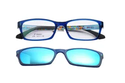 DEDING Fashion Glasses With Magnetic Clip On Sunglasses Myopia Driving Glasses Polarized Sunglasses Clip On Dual Purpose DD1416