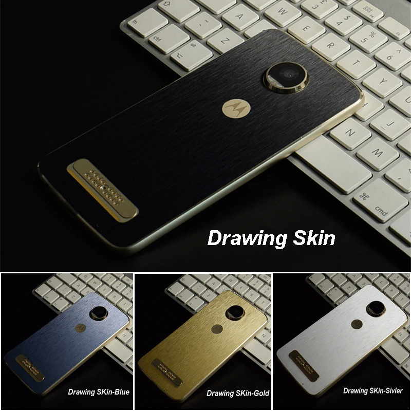 3D Carbon Fiber/Drawing/Crocodile/Matte Skins Back Sticker For Motorola Moto E6 Play E6+ E5 Plus E4 E2 C X Play Wrap Sticker