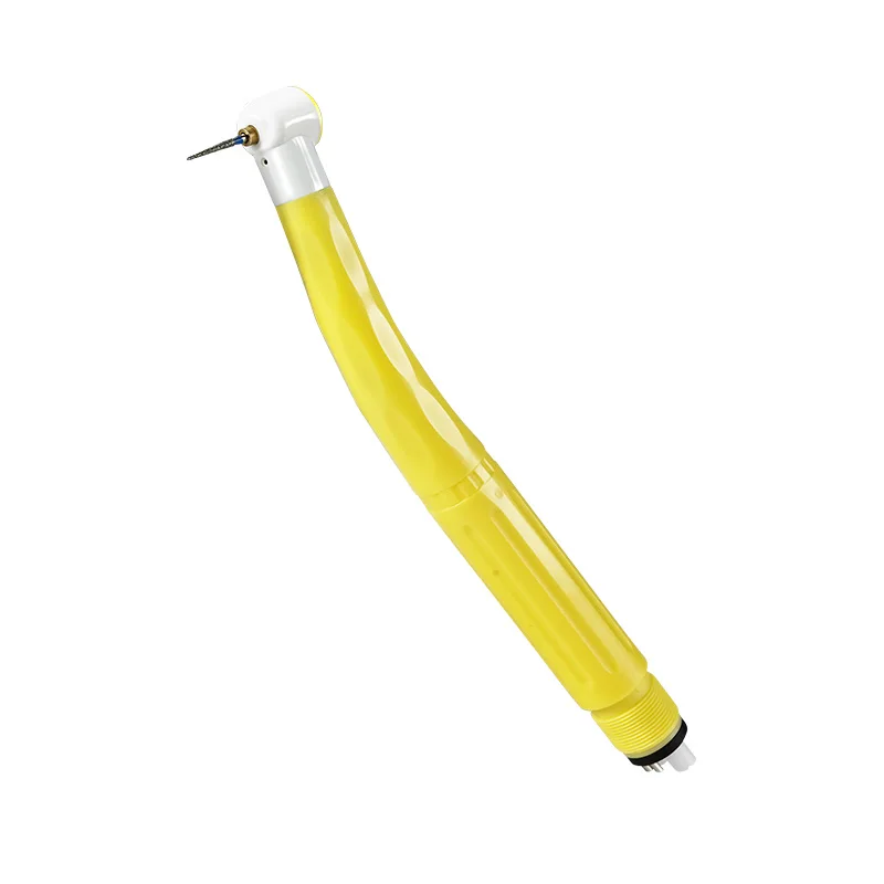 Disposable Dental Turbine Anti-infection High Speed Handpiece 4 Holes Single Water Spray Friction Grip 24-45N Dental Handpiece