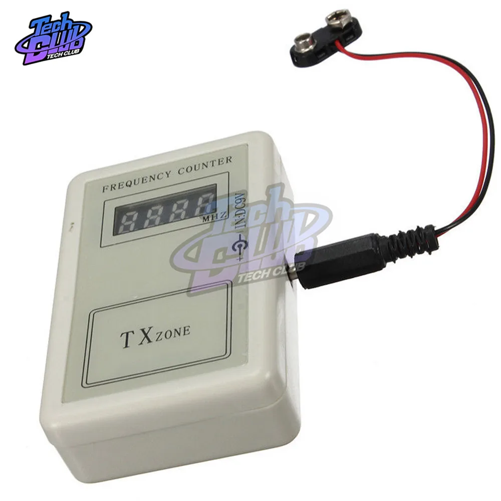 Remote Control Wireless Frequency Meter Counter 250-450MHZ for Car Auto Key Remote Control Detector Cymometer Power Supply