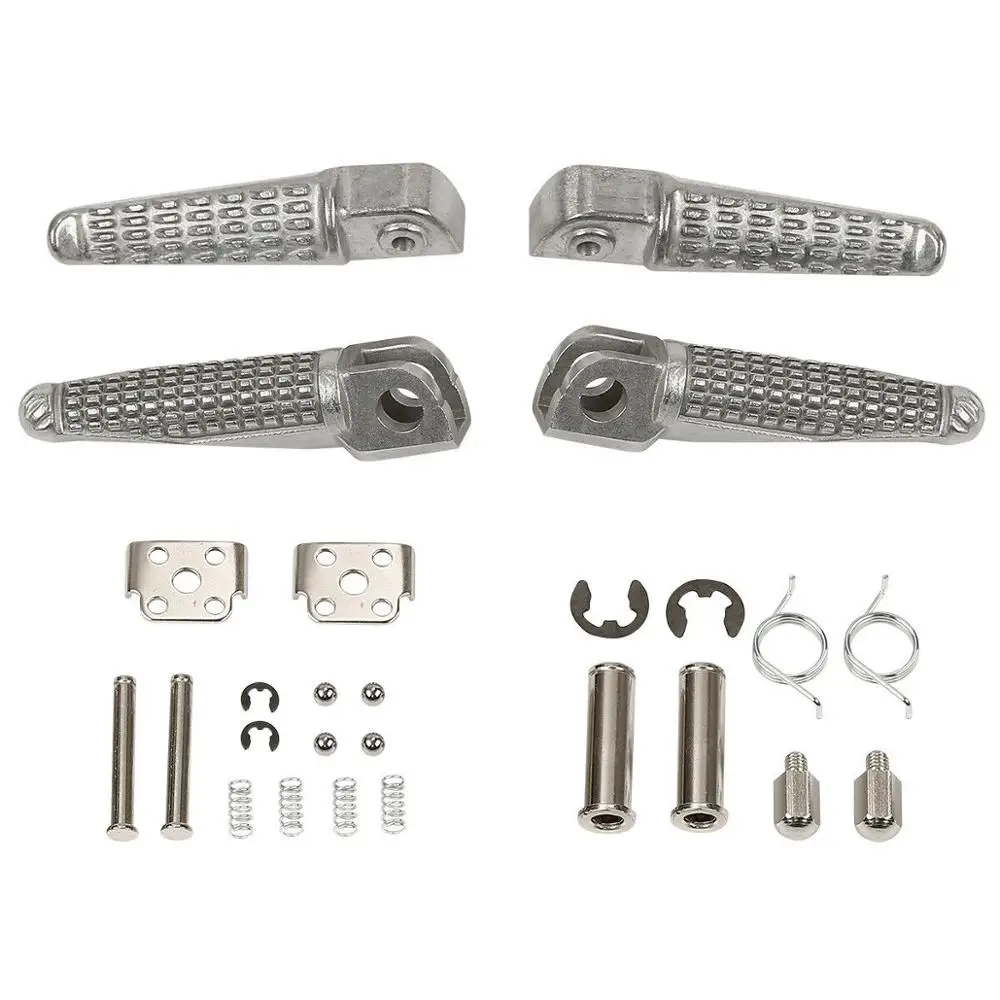 Motorcycle Front & Rear Foot Peg for Kawasaki ZX-9R 1998-2003 ZX-10R 2004-2012 ZX14 ZX-14 2006-2013 GTR1400 2008 Z750 2007 ZX6R