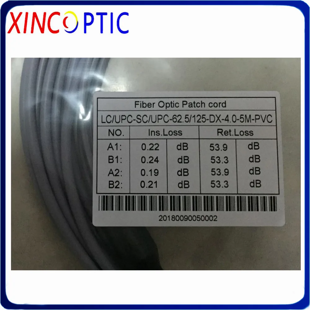 

Armored Patch Cord 4 core Multimode 50M OM1 62.5/125 OM2 SC LC FC ST 4 fibers 50 Meters MM Armored Optical Fiber Jumper Cable