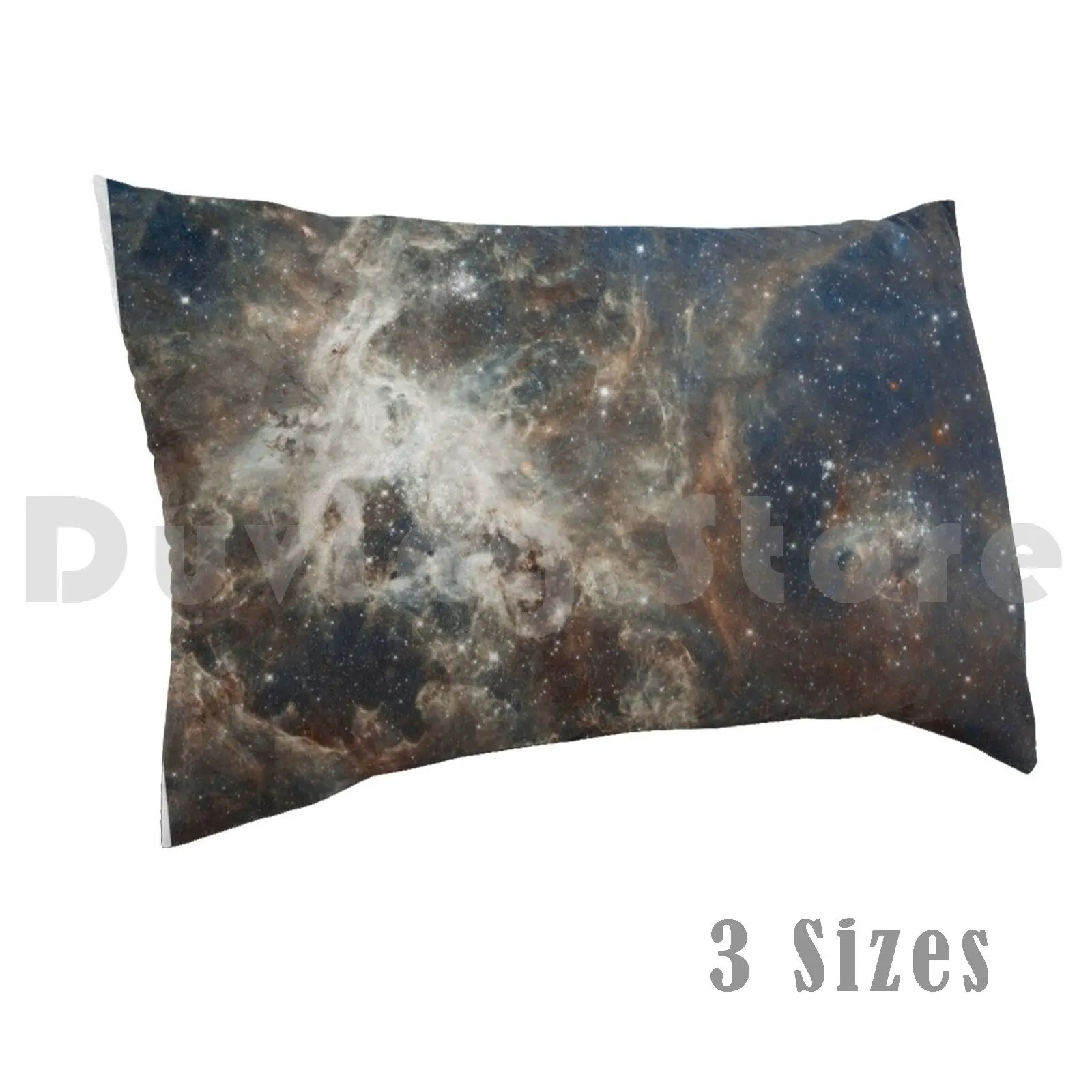 Galaxy Stars Pillow Case Printed 50x75 Black Galaxy Galaxy Stars Universe Space Moon Magic Black Astrology Sky