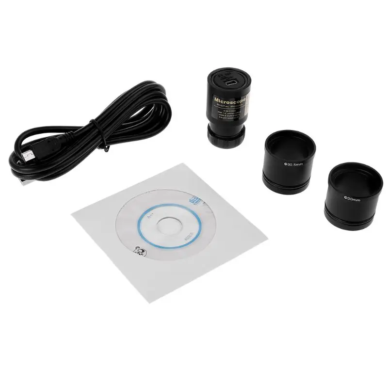 

CMOS 2.0MP USB Electronic Eyepiece Microscope Camera Mounting Size 23.2mm with Ring Adapters 30mm 30.5mm