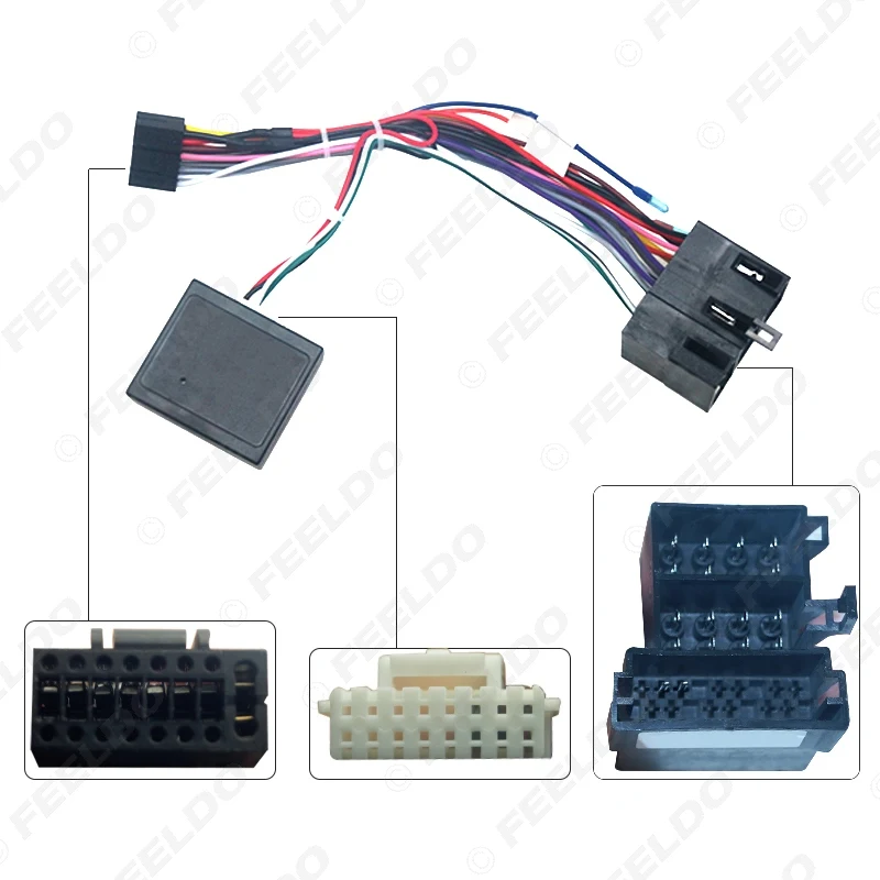 FEELDOCar Audio 16PIN Android Power Cable Adapter With Canbus Box For Lifan X60(2011-2015)