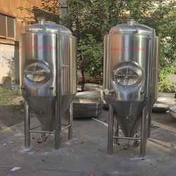 2021 Hot Sale US Type 500L Beer Fermentation Tank With Level Meter Hop Hole Manhole Beer Brewery Fermenter