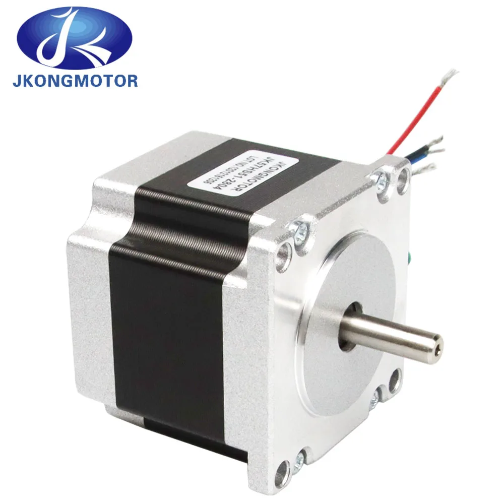 Nema 23 Stepper Motor 57HS51 1.8deg 57x51mm 2.8A 1N.m D=6.35mm for 3D printer for CNC engraving milling machine