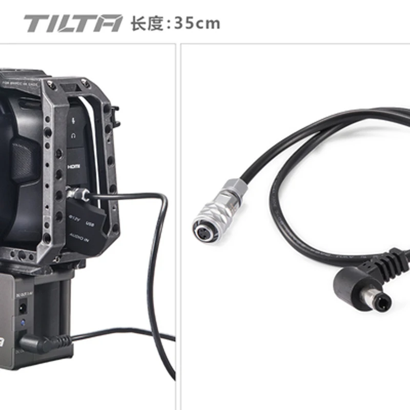 TA-T01-DC-PC DC Power Kabel Für BMPCC 4K BMPCC4K BMD Blackmagic Pocket Cinema Kamera 4K DC 5,5mm * 2,5mm für TiltA – Detail 3