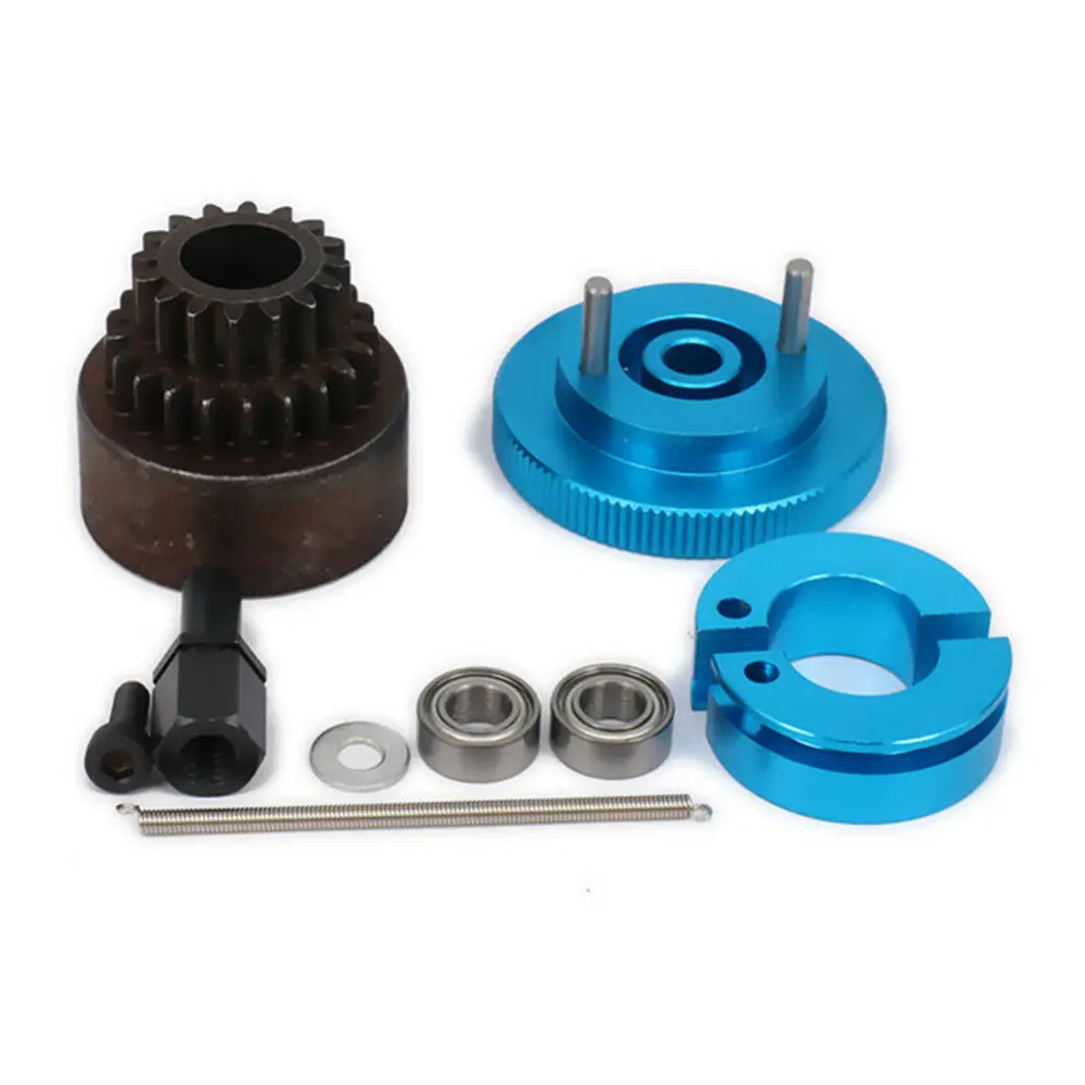 16T-21T Two Speed Gear 102006 Clutch flywheel Set Bell Shoes Springs Flywheel Bearing for HSP 94188 1/10 RC 1:10 Nitro Car