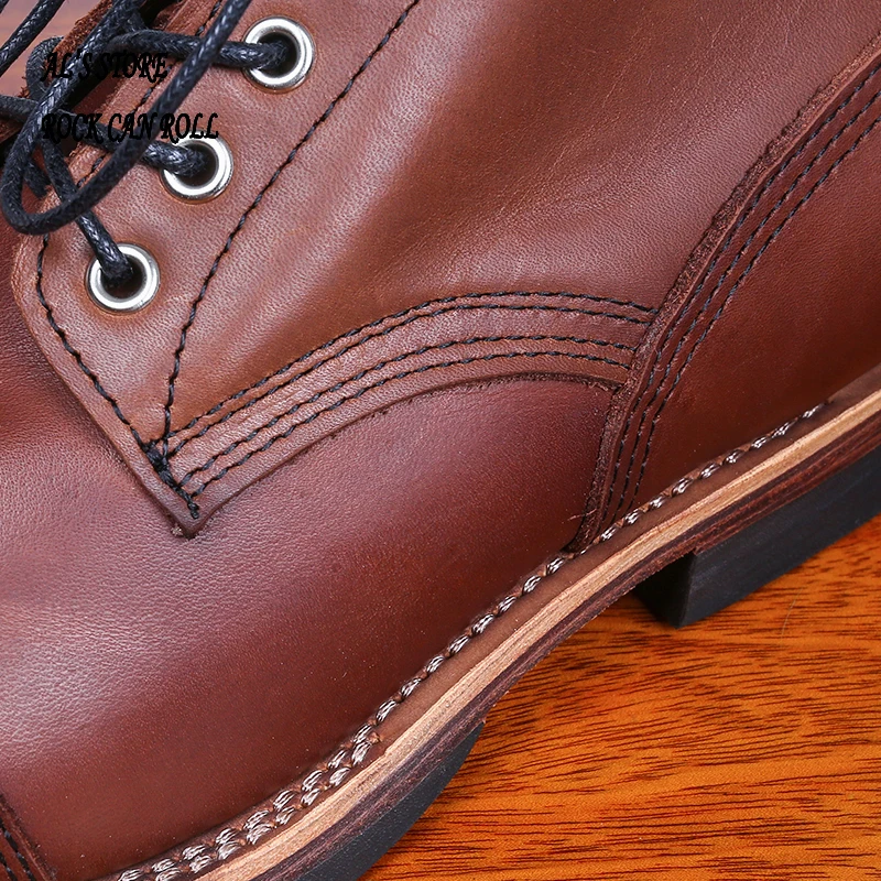 XW400 RockCanRoll Super Quality Size 35-52 Handmade Goodyear Welted Durable Italian Cowhide Boots Custom Made Available