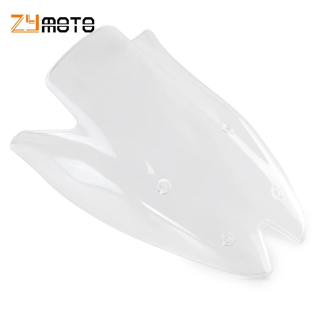 Windshield Windscreen Double Bubble Deflectors Black Clear color for Kawasaki Z1000 2010 2011 2012 2013 Z 1000