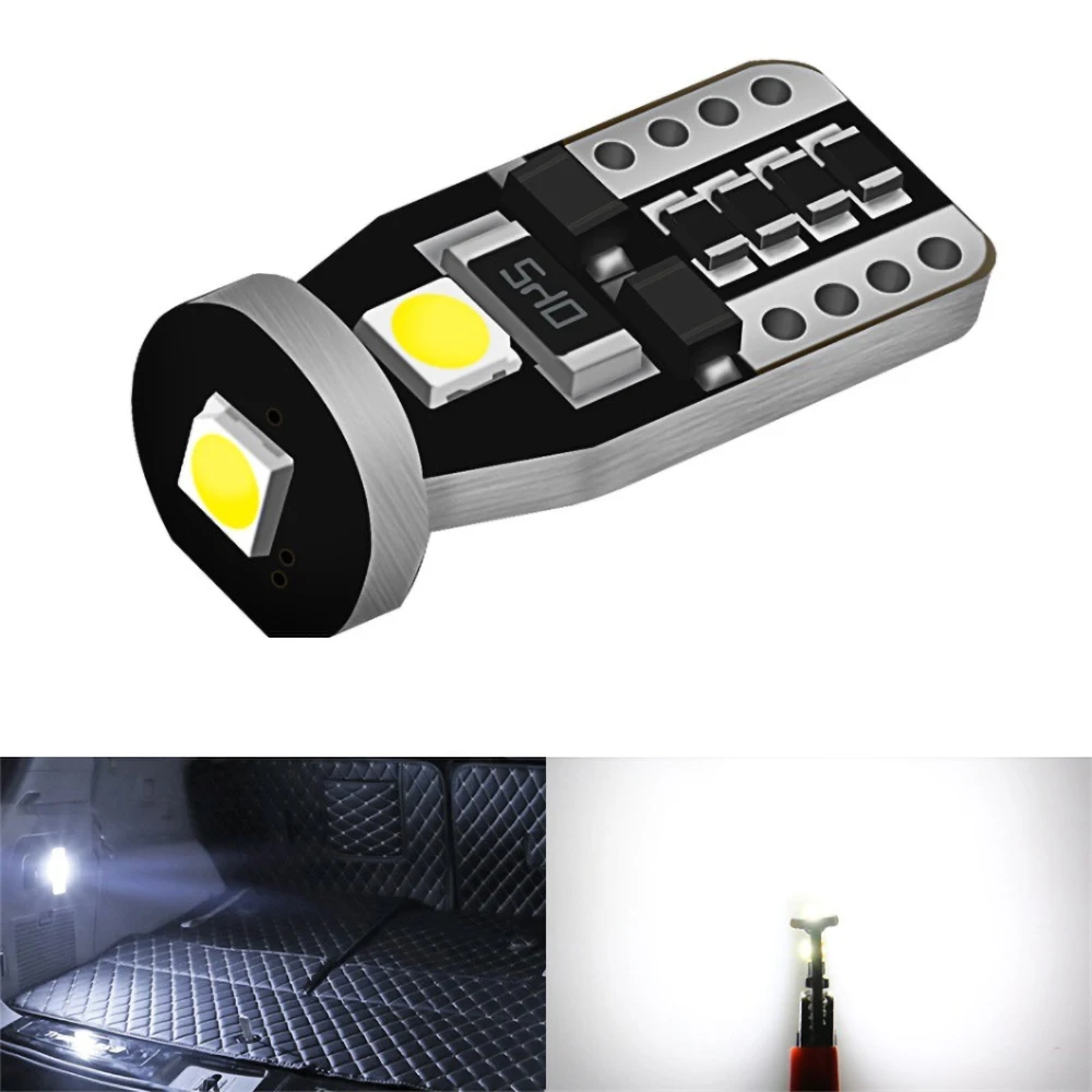 10PCS Mini 168 194 T10 High Quality 3030 LED Auto Brake Lamps Car Daytime Running Light Reverse Bulbs Turn Signals