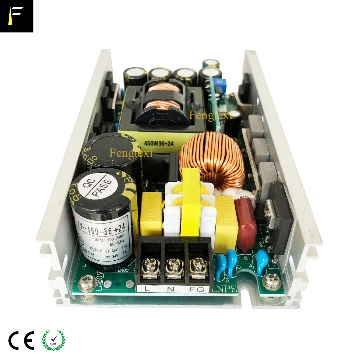 النحل عيون التكبير تتحرك رئيس مفتاح الإضاءة مصدر الطاقة مجلس التموين 450 واط 12 فولت + 36 فولت/36 فولت + 12 فولت المسرح COB بليندر ضوء الطاقة الرئيسية #4