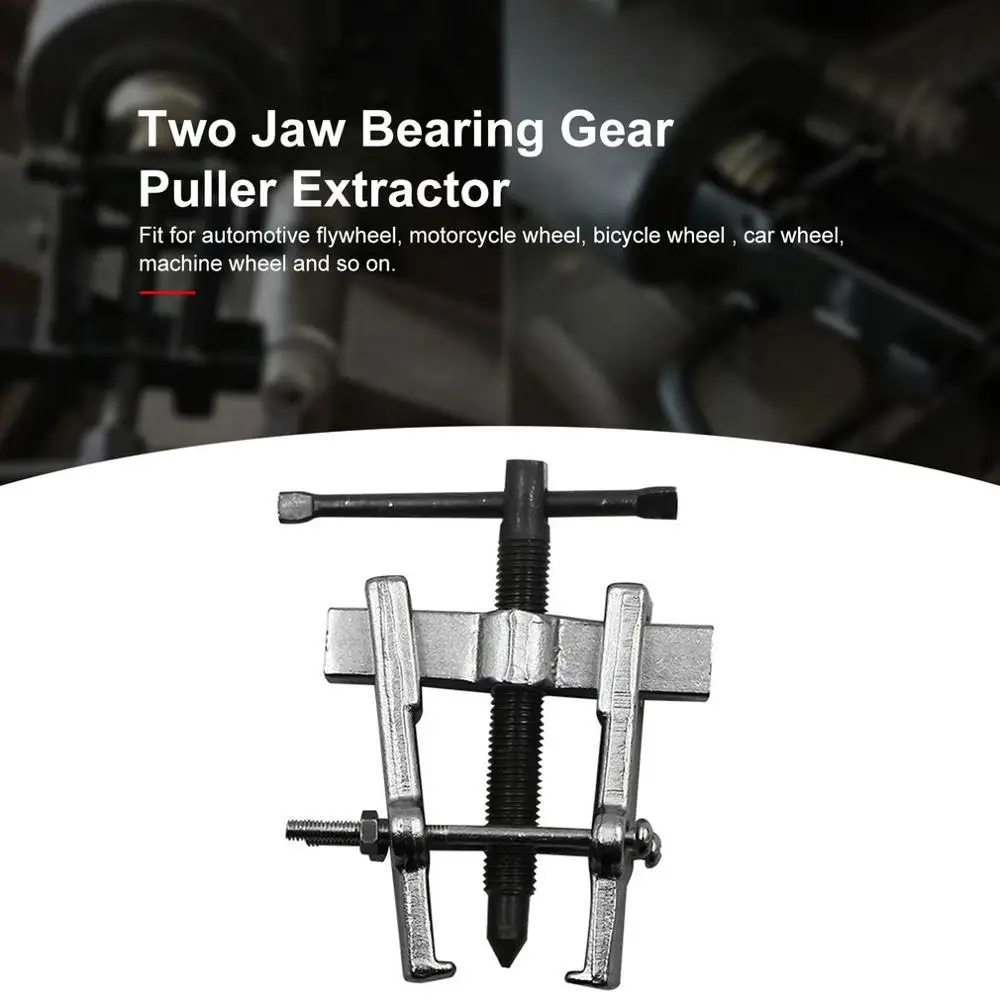 65mm Two-jaw Puller Bearing Removal Tool Two Jaw Bearing Gear Puller Extractor Installation Remover Hand Tool Kit For Car