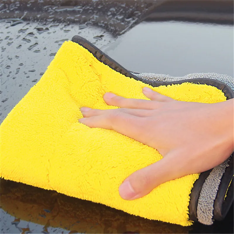 600GMS Auto Wash Microfiber Towel Car Cleaning Drying Cloth Automobile Washing Glass Cleaning Towel Detailing Car Wash Towel