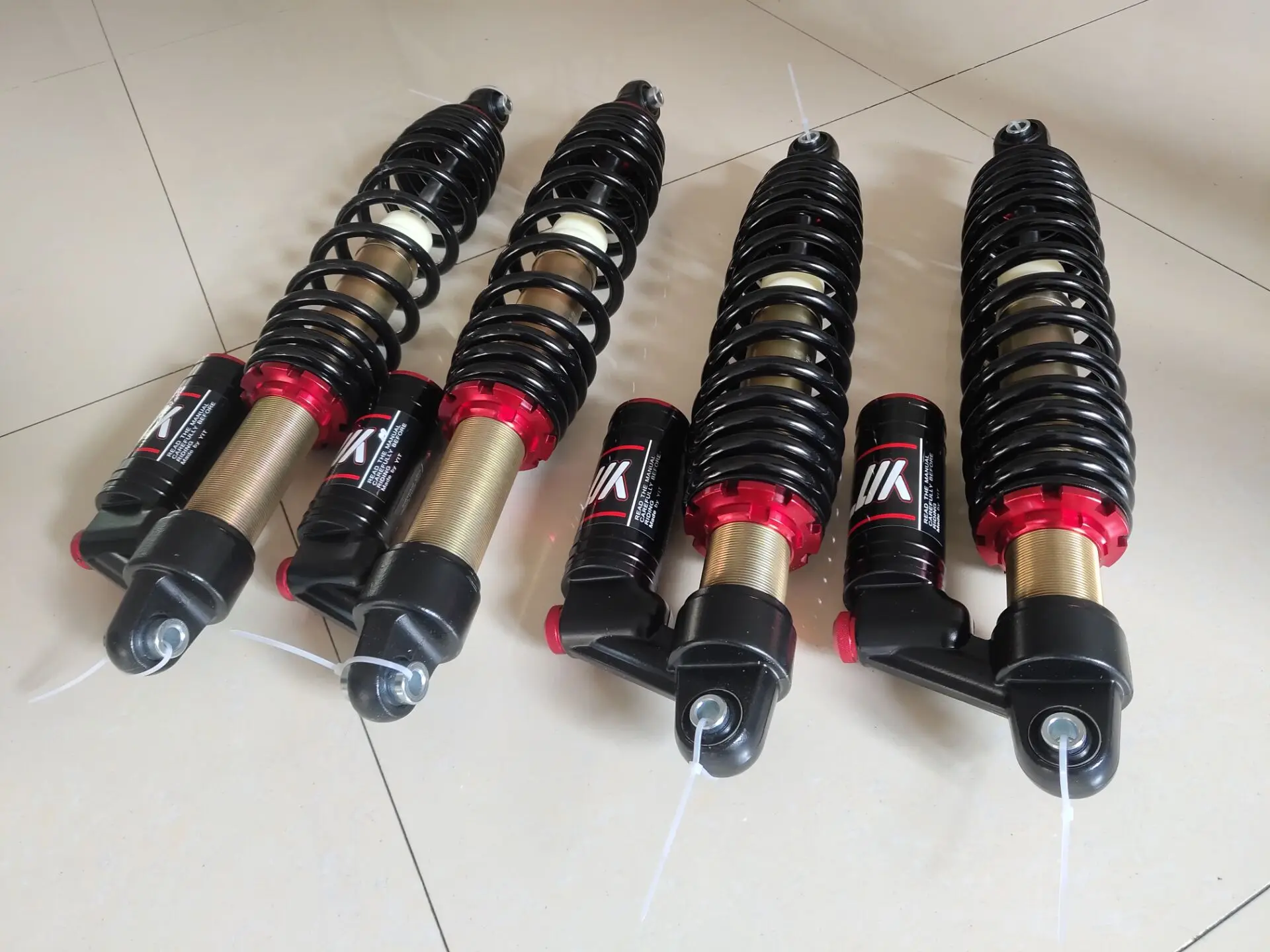 2pcs front and 2pcs rear shock fit zforce 800 trail/ CF850ATV/CFX10/ CFORCE 850 XC 9AWA-051600/9AWA-061600 500mm/570mm length